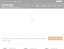 Tablet Screenshot of infosites.com.br